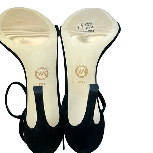 MICHAEL KORS Antonia Suede Sandal Black Size 11 - Picture 10 of 13